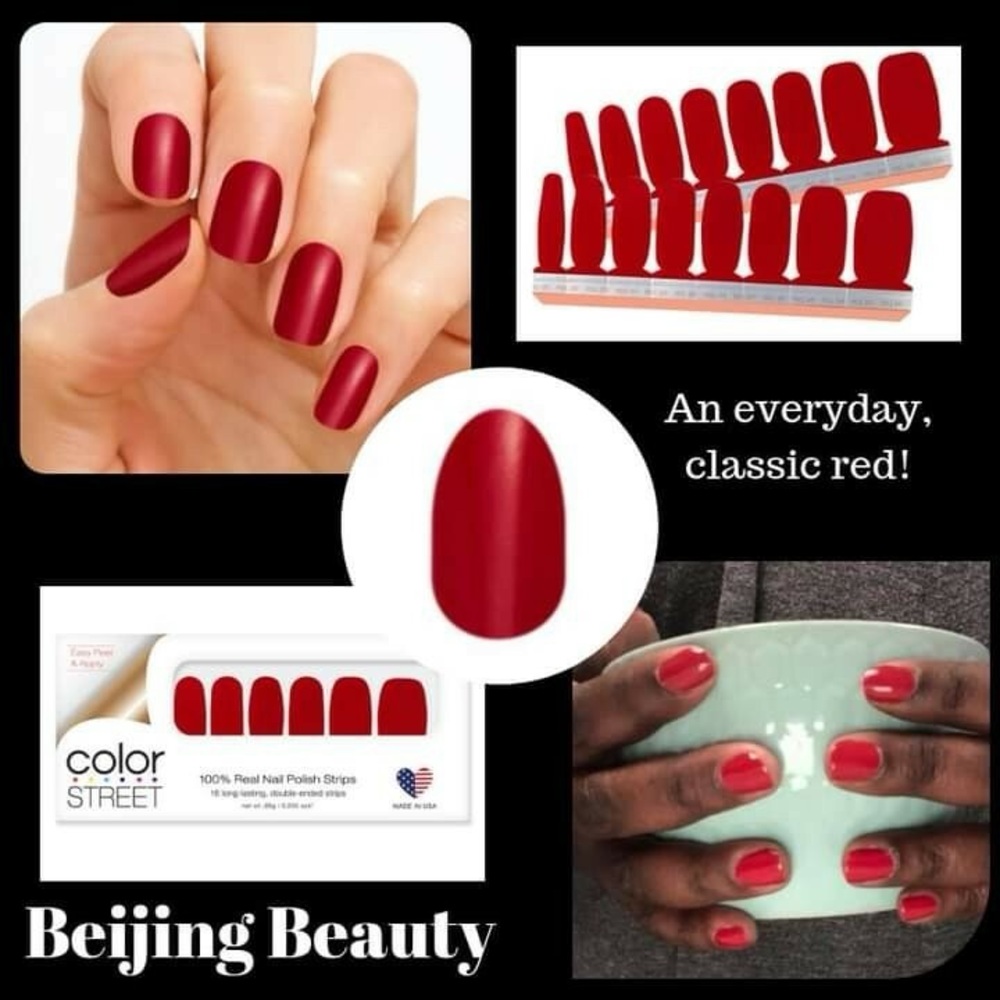 Color Street Bold Red Nail Strips